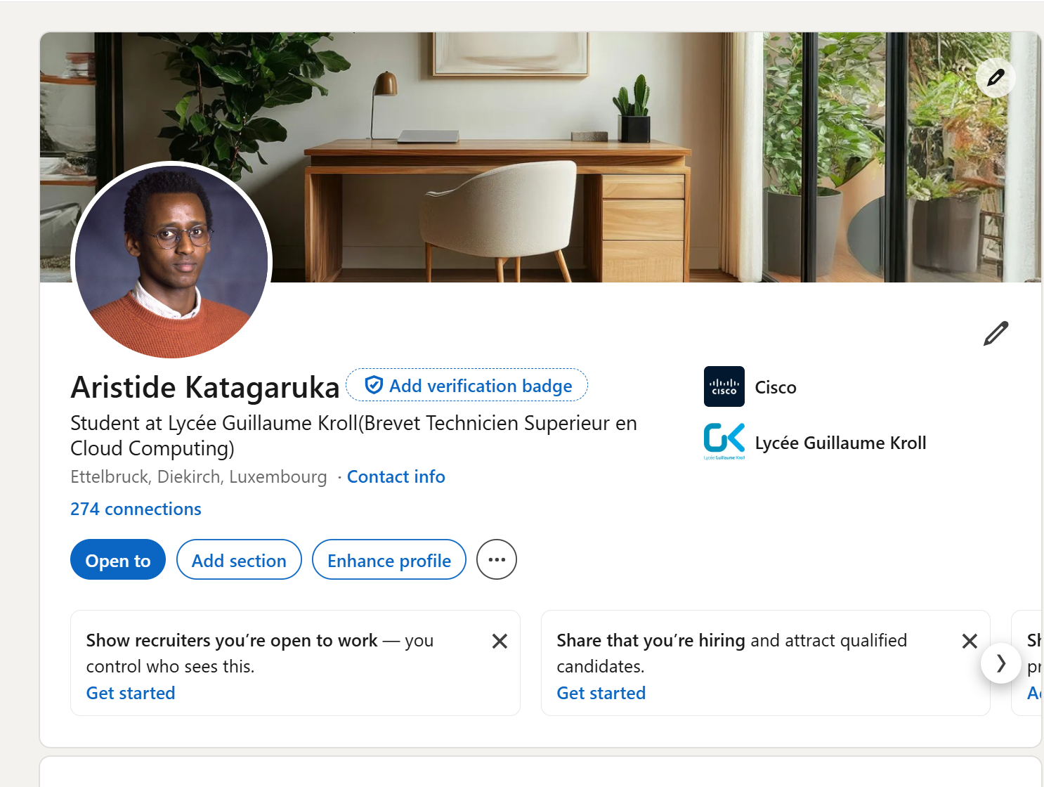 LinkedIn follower count